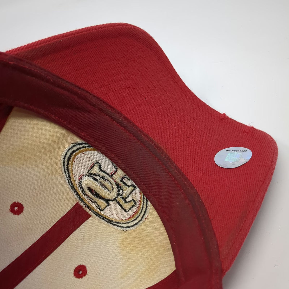 San Francisco 49ers NFL Reebok Baseball Cap Red One Size Strapback Embroidered
