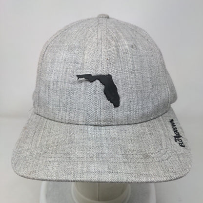 Flo Grown The Best Coast Snapback Hat Gray One Size Adjustable 6 Panel