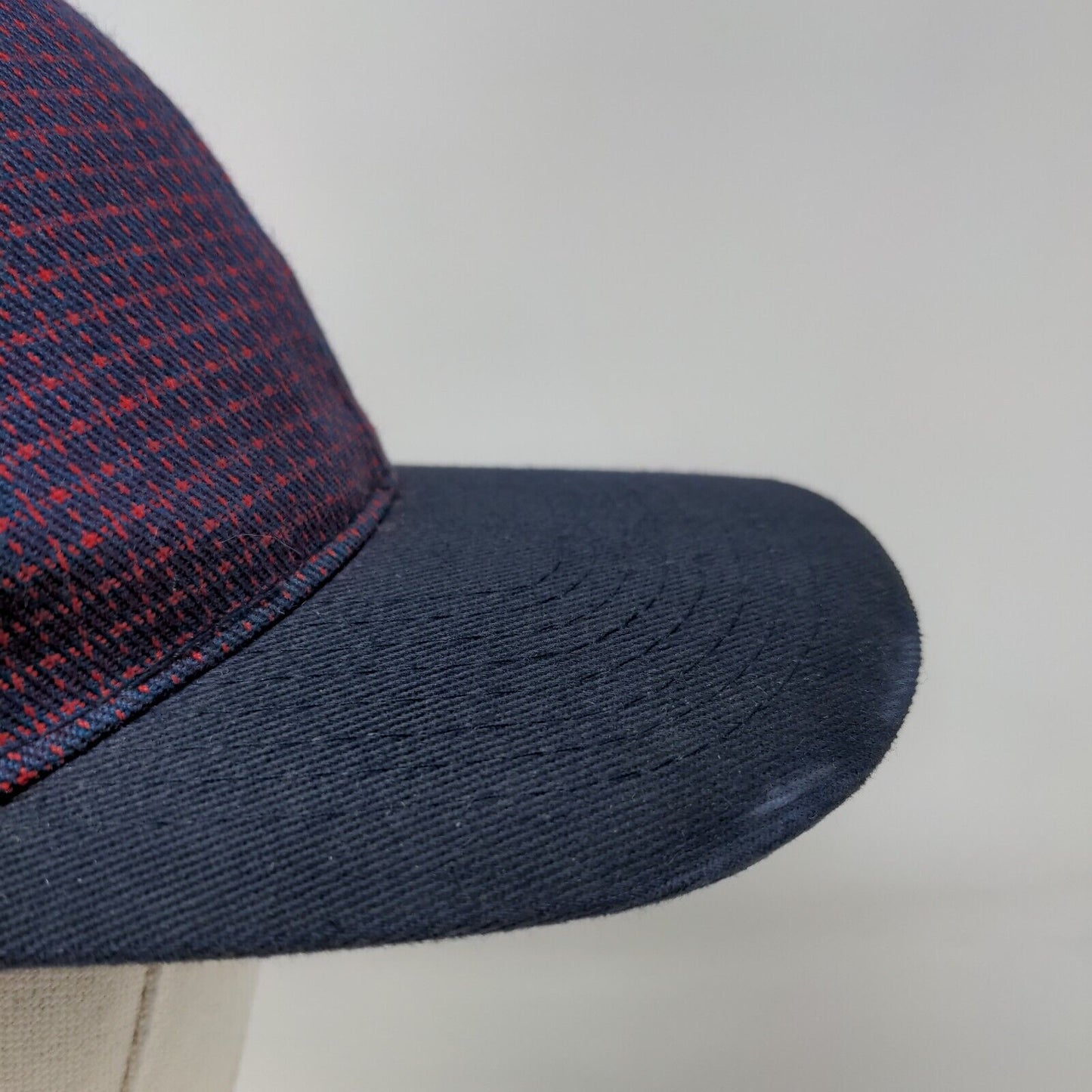 Toppers Strapback Hat Multicolor OSFA Adjustable Plaid Vent Holes