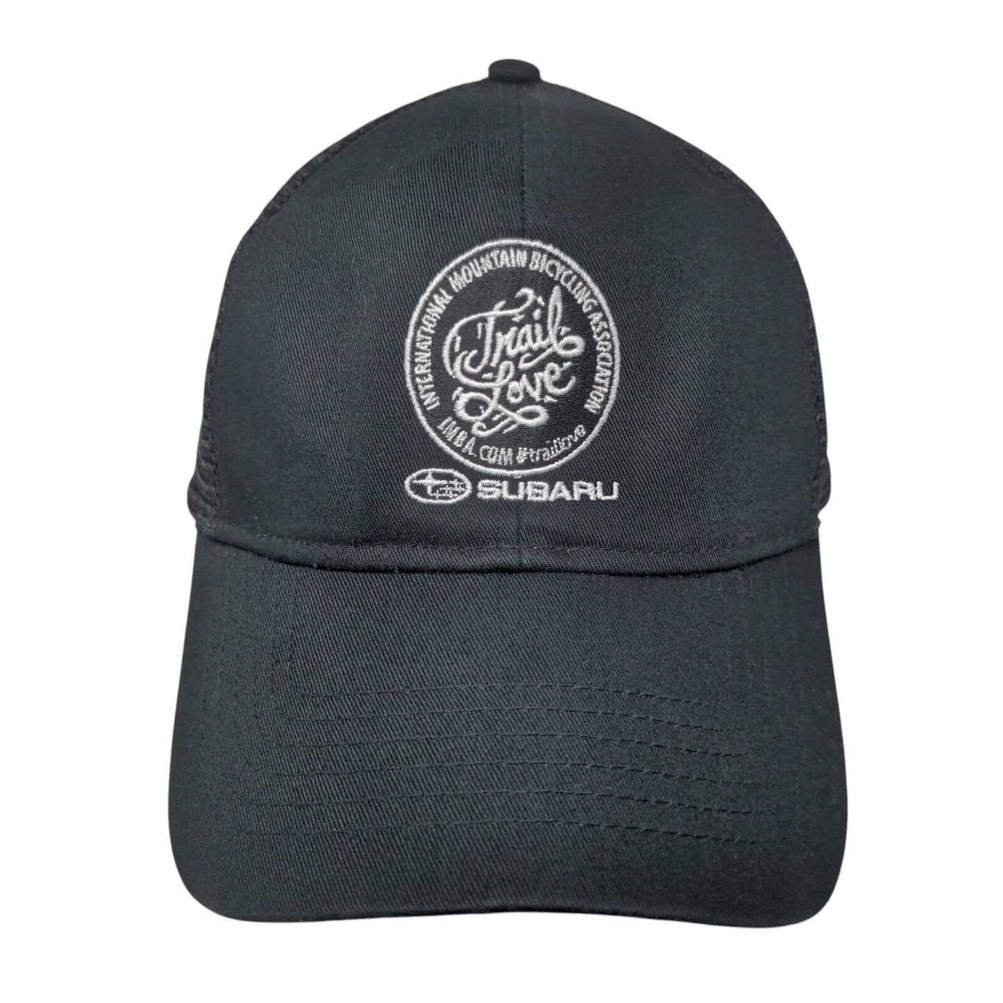 Subaru Trail Love Snapback Trucker Hat Black One Size Mesh Back Cap America