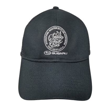 Subaru Trail Love Snapback Trucker Hat Black One Size Mesh Back Cap America