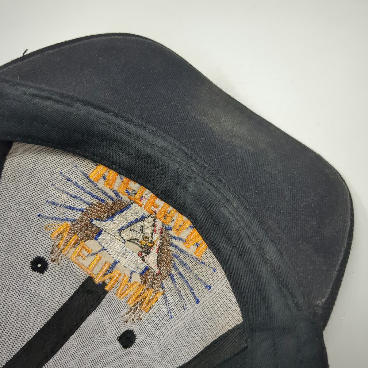 Kys Design Cap Vietnam Veteran Baseball Cap Black One Size Eagle Gold Leaf Hat