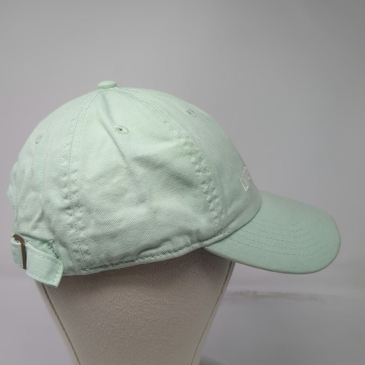 Life is Good Baseball Cap Green One Size Adjustable Cotton Slideback Hat Logo