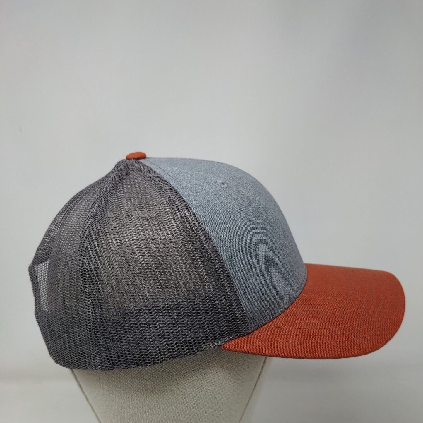 Richardson Snapback Trucker Hat Multicolor One Size Embroidered Mesh Back