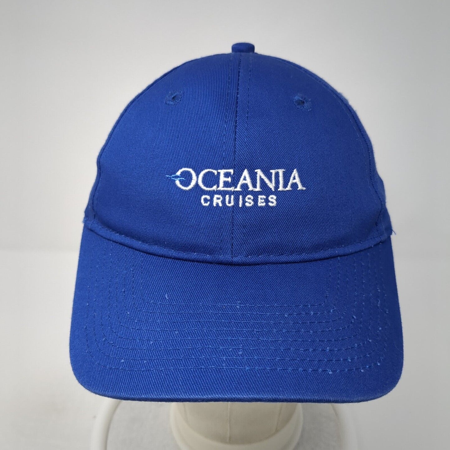 Oceania Cruises Strapback Baseball Cap Blue One Size Adjustable Port & Company