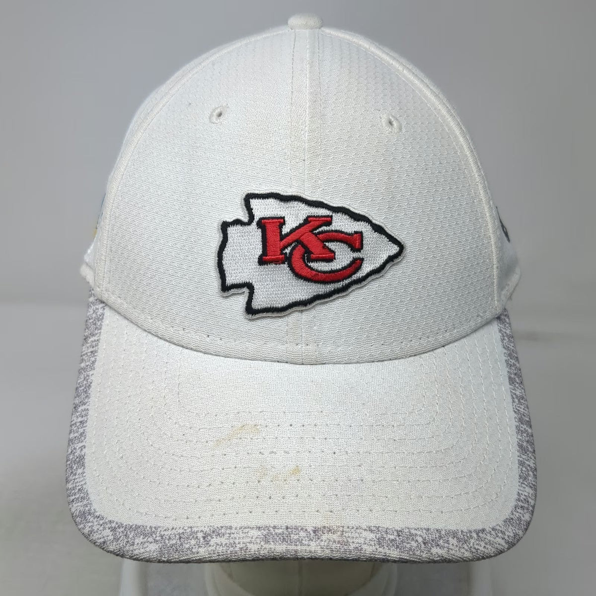 New Era Kansas City Chiefs NFL White One Size Snapback Super Bowl LIV Patch Hat