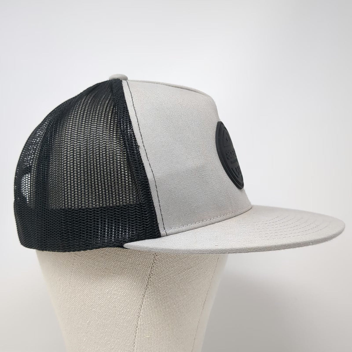 80Eighty Trucker Hat Beige Black One Size Snapback Mesh Innovating Dreams Patch
