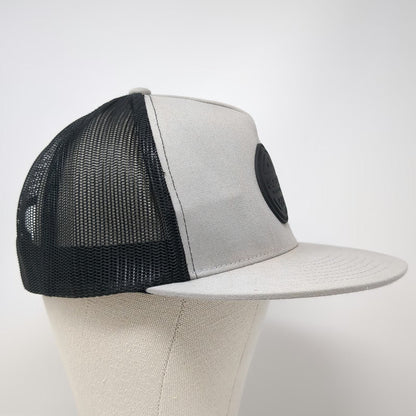 80Eighty Trucker Hat Beige Black One Size Snapback Mesh Innovating Dreams Patch
