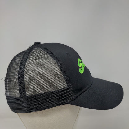 Sawyer 55th Snapback Trucker Hat Black One Size Adjustable Mesh Back 6 Panel