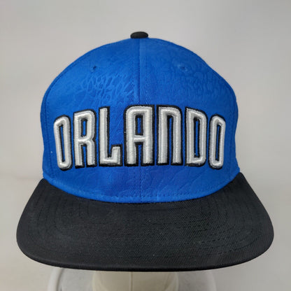 Adidas Orlando Magic Snapbak Hat Blue Black Embroidered Logo OSFA NBA