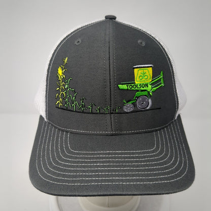 Toolson Sell Till Plant Snapback Trucker Hat Gray OS Adjustable Mesh Richardson
