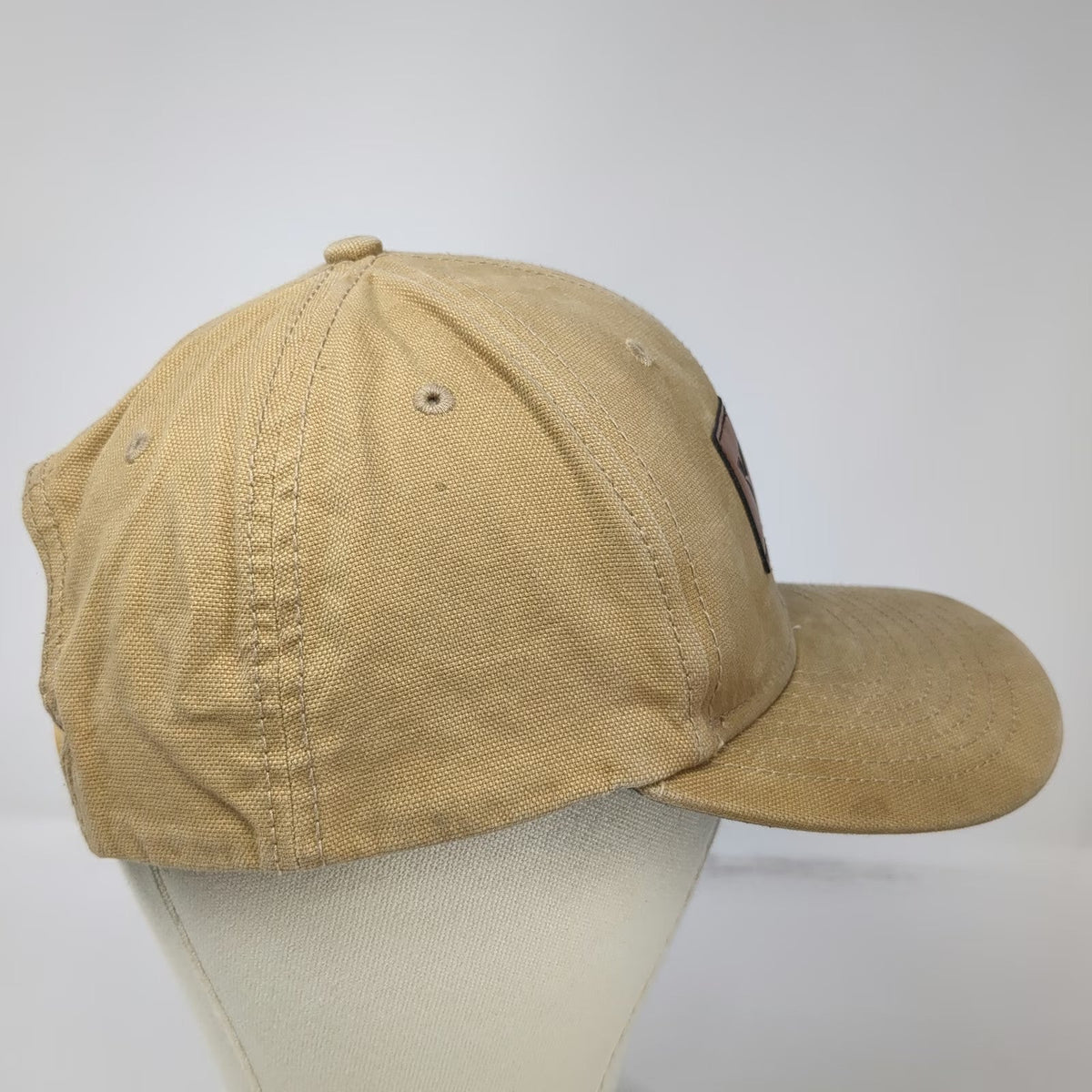 Identity Group Snapback Brown OSFM Vermeer Mountain West Patch Canvas Work Hat