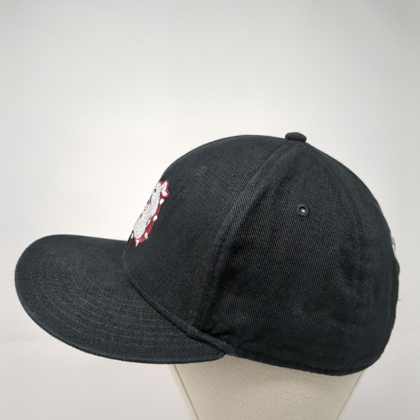 Bulldog Mid Missouri Credit Union Snapback Hat Black OS Adjustable Embroidered
