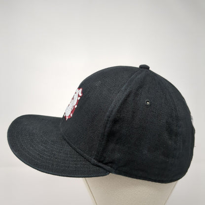 Bulldog Mid Missouri Credit Union Snapback Hat Black OS Adjustable Embroidered