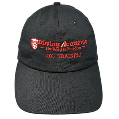 CIC Snapback Hat Black One Size Driving Academy CDL Training Road to Freedom