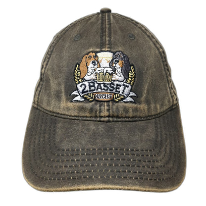 OTTO Baseball Cap Brown One Size 2 Basset Brewery Dogs Montana Strapback Hat