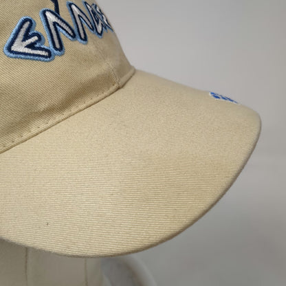 Greece Hellas Greek Flag Beige Baseball Cap Hat OSFM Olive Branch Embroidered