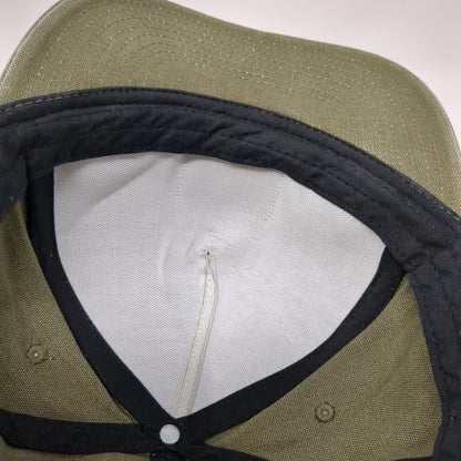 Vans Off The Wall Patch Snapback Hat Green One Size Adjustable Solid