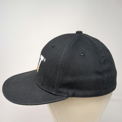Caterpillar Baseball Cap Black One Size Flexfit Embroidered NC Flag Logo Hat