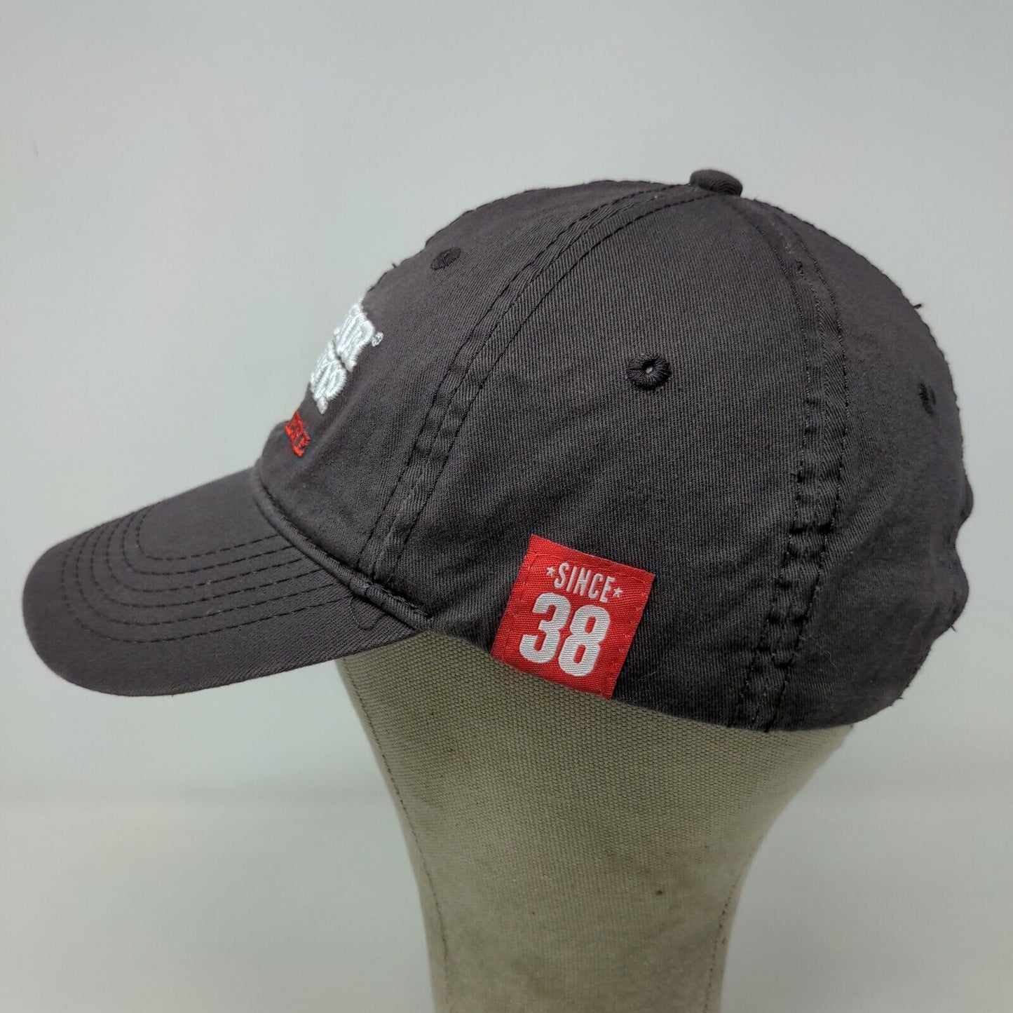 Tractor Supply Co Men's Slideback Hat Gray Adjustable Embroidered Logo Cotton