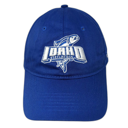 Melonwear Baseball Cap Blue One Size Idaho Steelheads Hockey Logo Strapback Hat