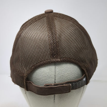 Outdoor Cap Rhino Metals Inc Brown Baseball Cap One Size Mesh Back Strapback hat