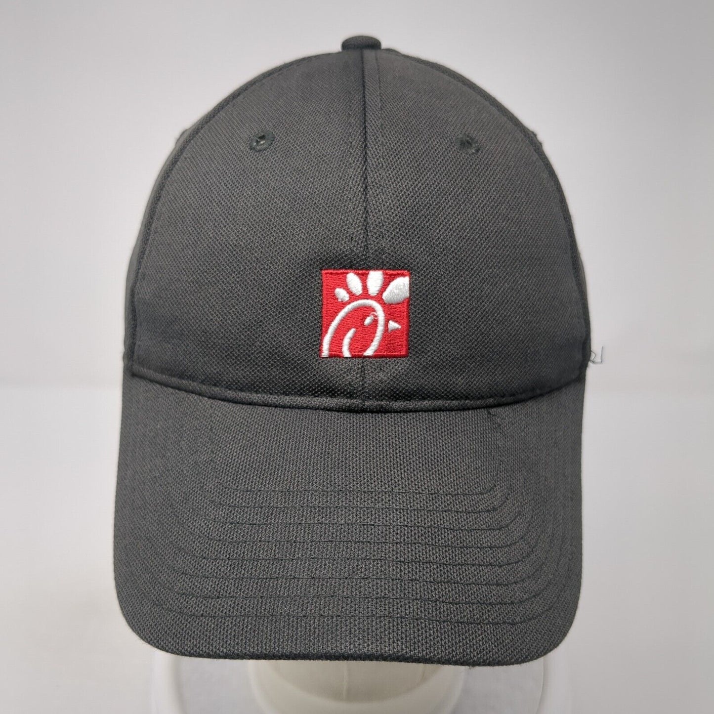 Chick-fil-A Baseball Cap Gray One Size Adjustable Embroidered Team Style Oobe