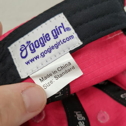 Gogie Girl SpurWing The Club Pink Baseball Cap Hat One Size Strapback Textured