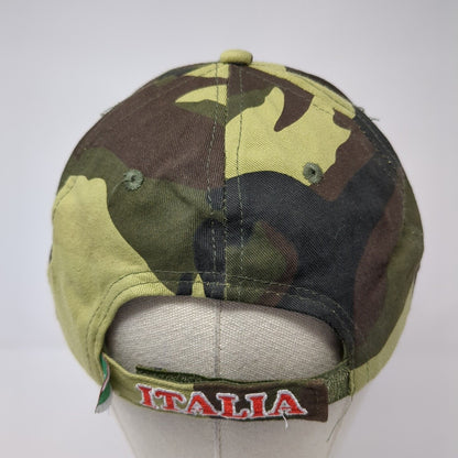 Pisa Italia Strapback Hat Camouflage 58cm Adjustable Embroidered