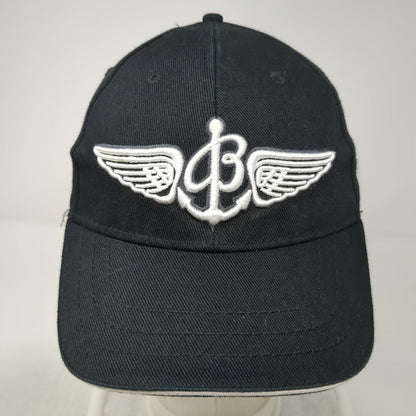 Breitling Baseball Cap Black One Size Winged Anchor Logo Embroidered Since 1884