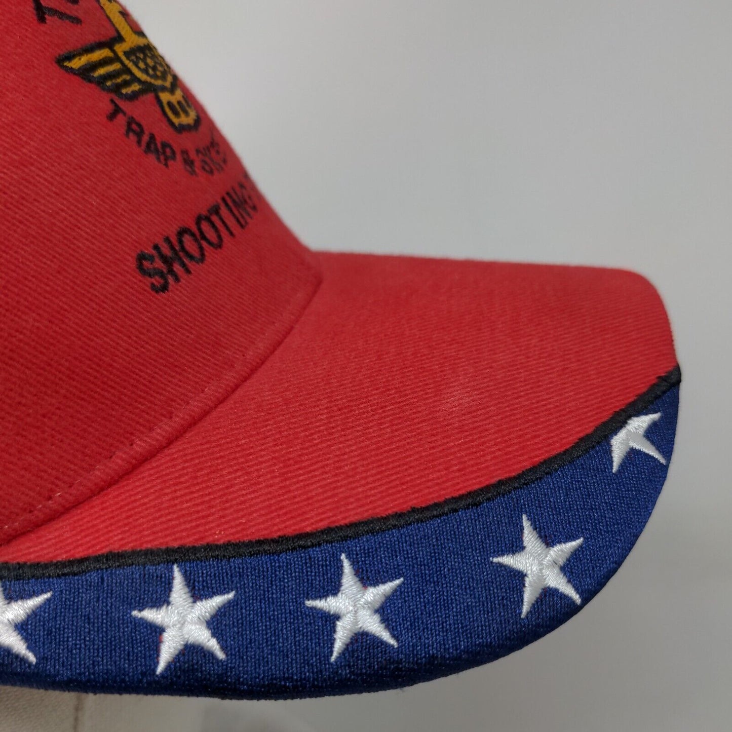 Tucson Trap & Skeet Club Shooting Stars Strapback Hat Red OSFM