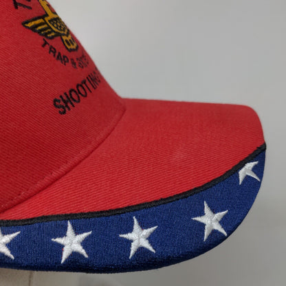 Tucson Trap & Skeet Club Shooting Stars Strapback Hat Red OSFM