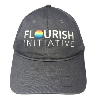 Flourish Initiative Strapback Hat Gray One Size Adjustable Port & Company