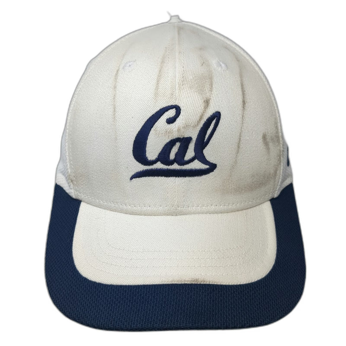 Nike Cal Golden Bears NCAA Baseball Cap White Blue One Size Dri-FIT Strapback