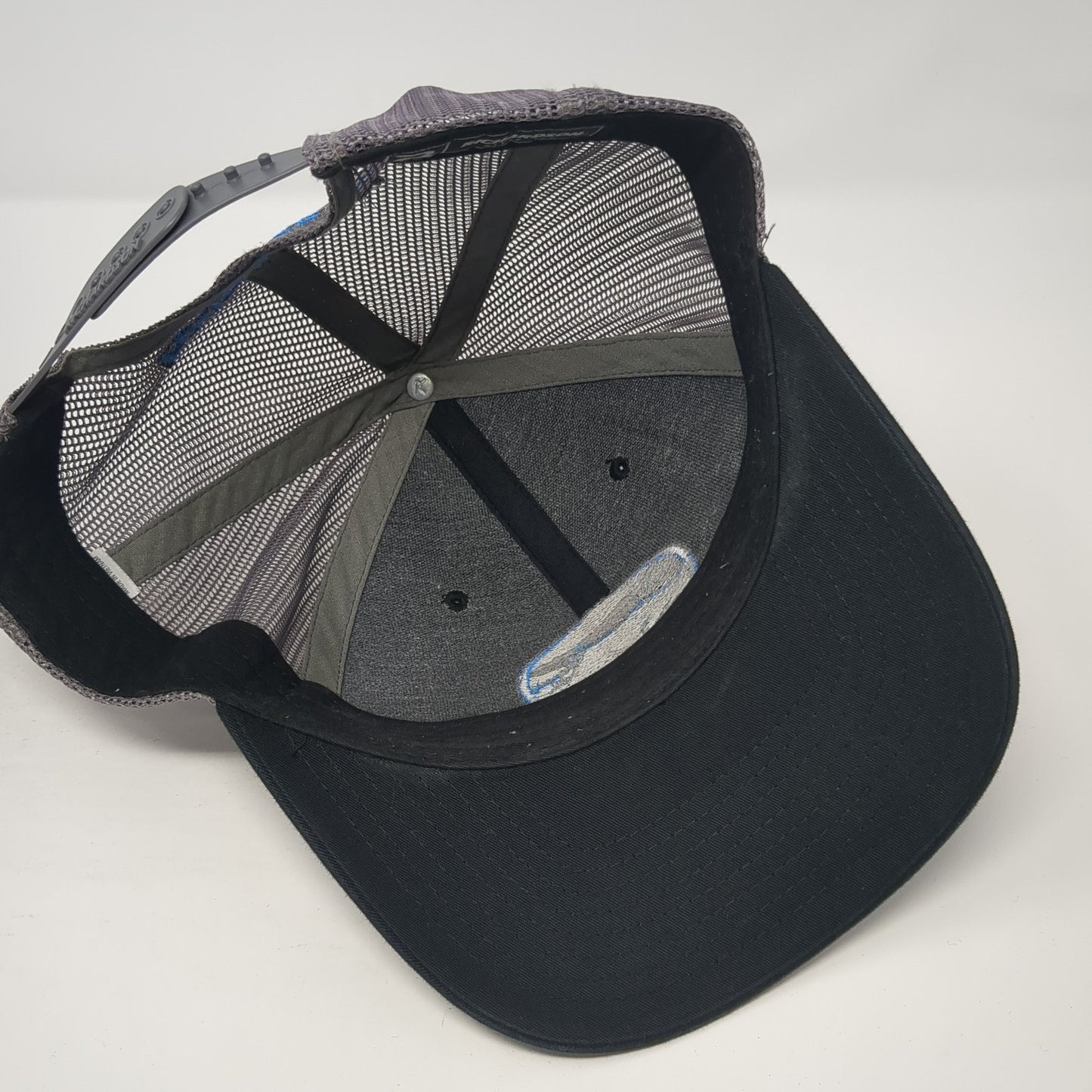 Foothills PT Snapback Trucker Hat Black One Size Adjustable Mesh Back Richardson