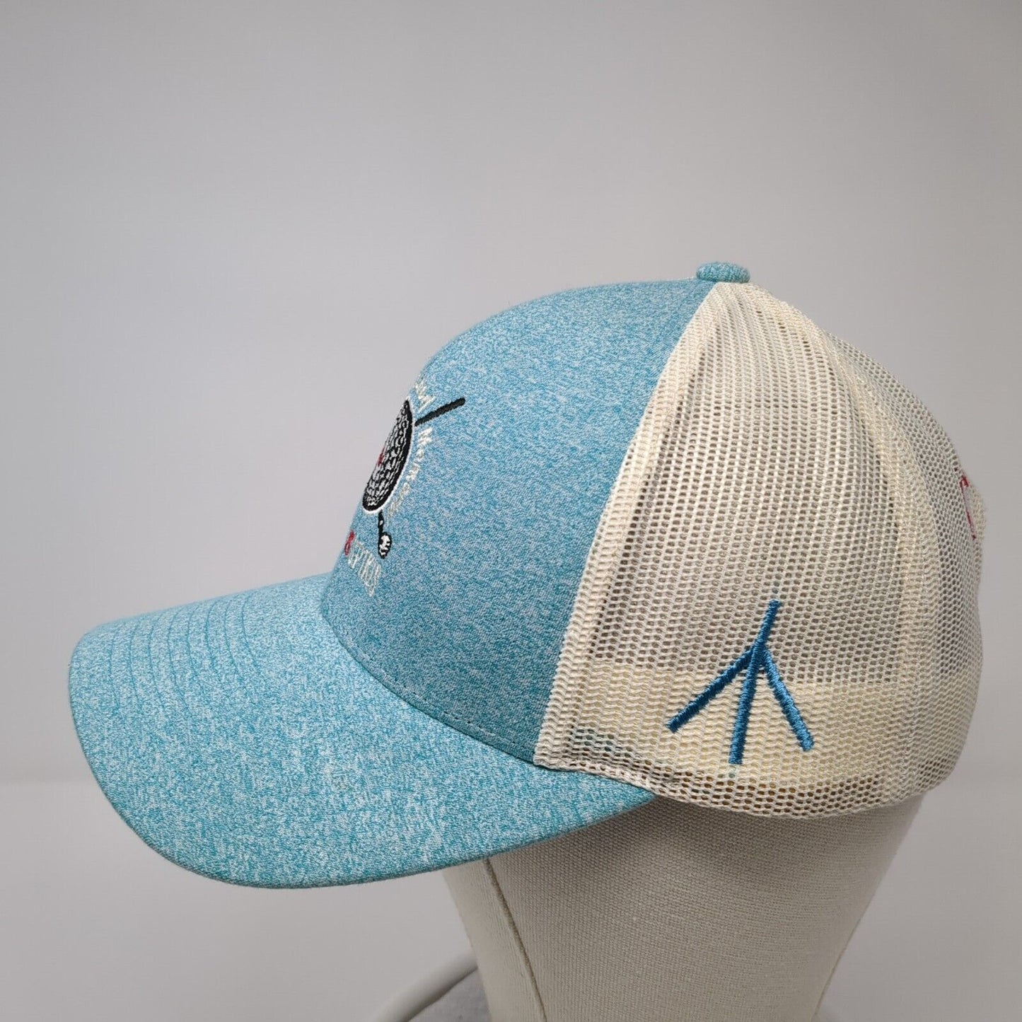 Sandy McLeod Memorial Mesh Back Trucker Hat Blue M/L Spurs & Spikes