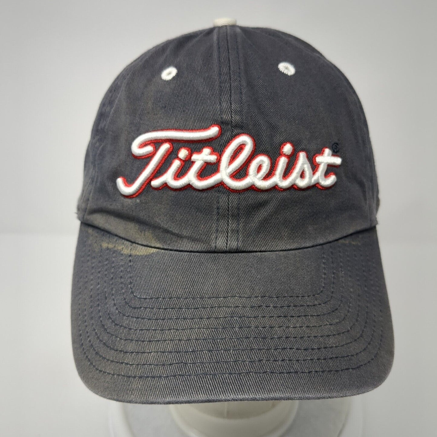 Titleist USA Flag Slideback Hat Gray One Size Adjustable Embroidered