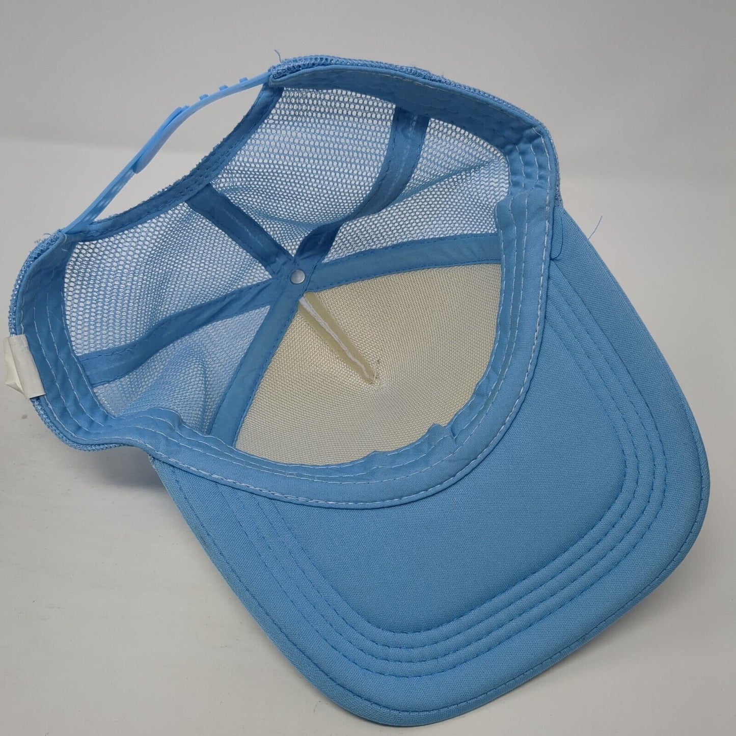 Good Things Take Time Snapback Trucker Hat Blue One Size Adjustable Mesh Back