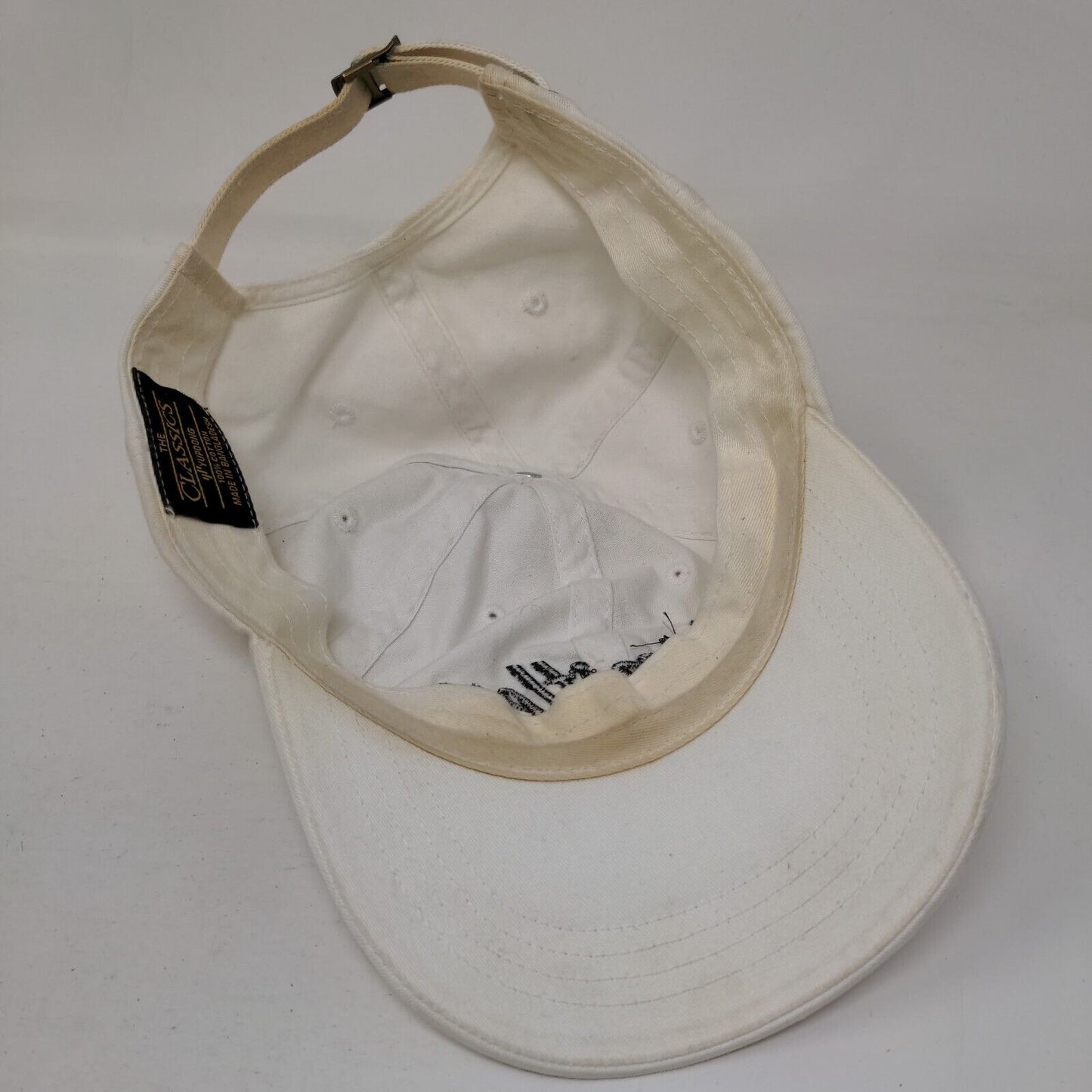 Limitless Slideback Hat White One Size Embroidered The Classics Yupoong