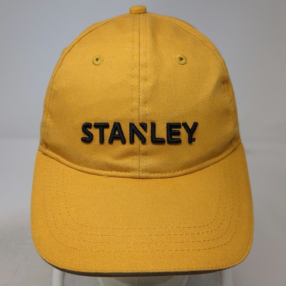 Stanley Snapback Hat Yellow One Size Embroidered Logo Workwear Tool Brand
