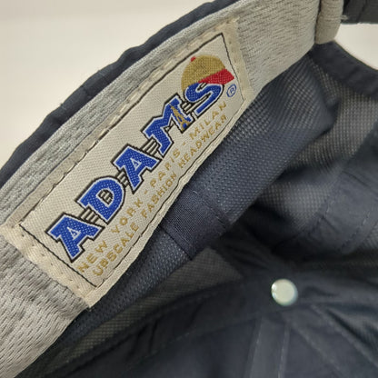 Adams Baseball Cap Gray One Size Prime Controls Logo Performance Polyester Hat