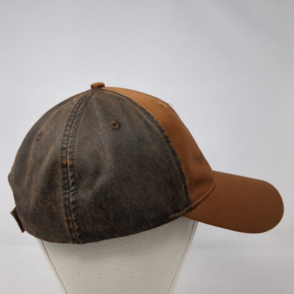 Idaho Forest Group Strapback Hat Brown One Size Adjustable Vented Holes 6 Panel