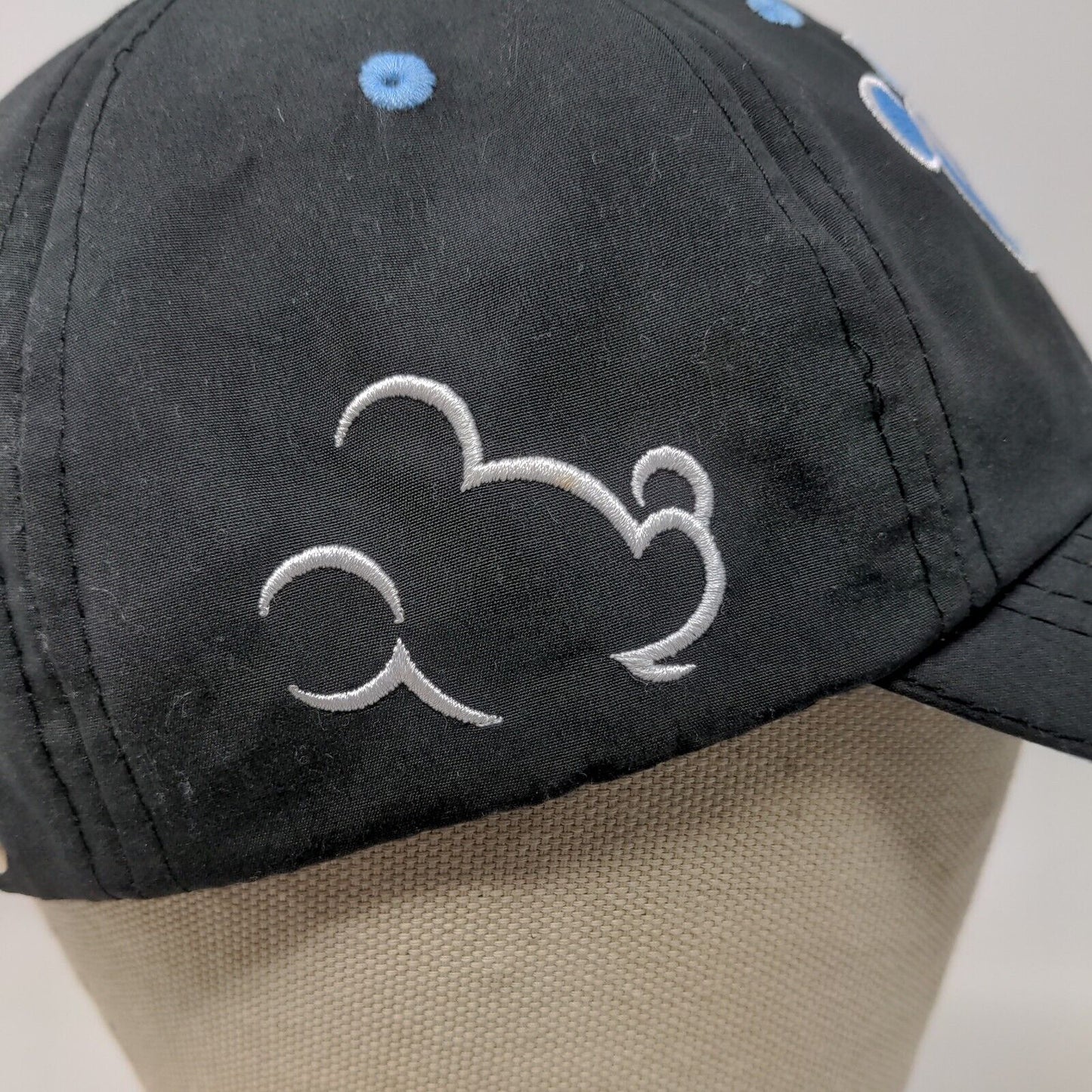 Disney Vacation Club Men's Slideback Hat Black Embroidered Logo Mickey