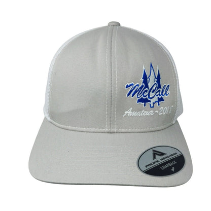 McCall Amateur 2018 Snapback Trucker Hat Gray One Size Pacific Headwear