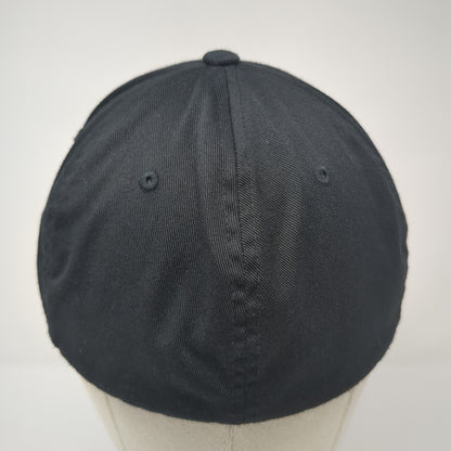 Reklaw Power LLC Fitted Hat Black XL Flexfit Stretch Embroidered Yupoong