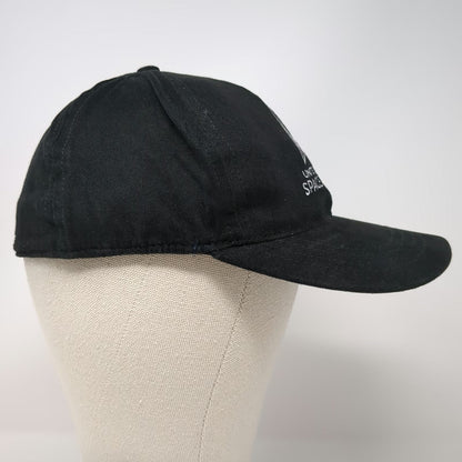 Baseball Cap Black One Size US Space Force Embroidered Made in USA Military Hat