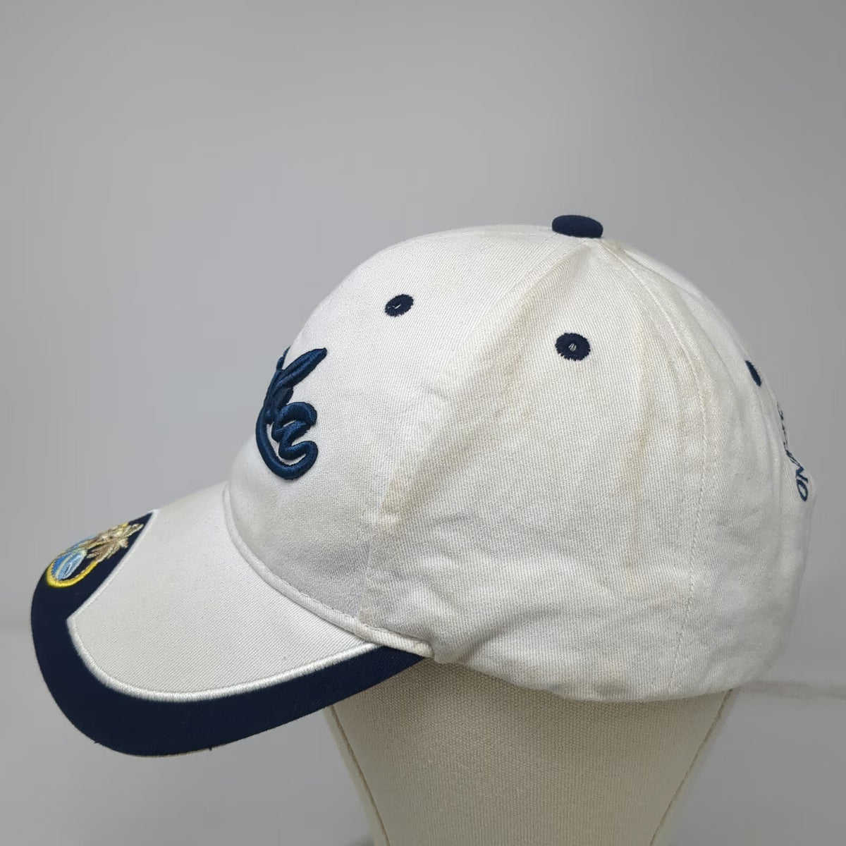 Tropical World Baseball Cap White One Size Aruba Happy Island Palm Tree hat