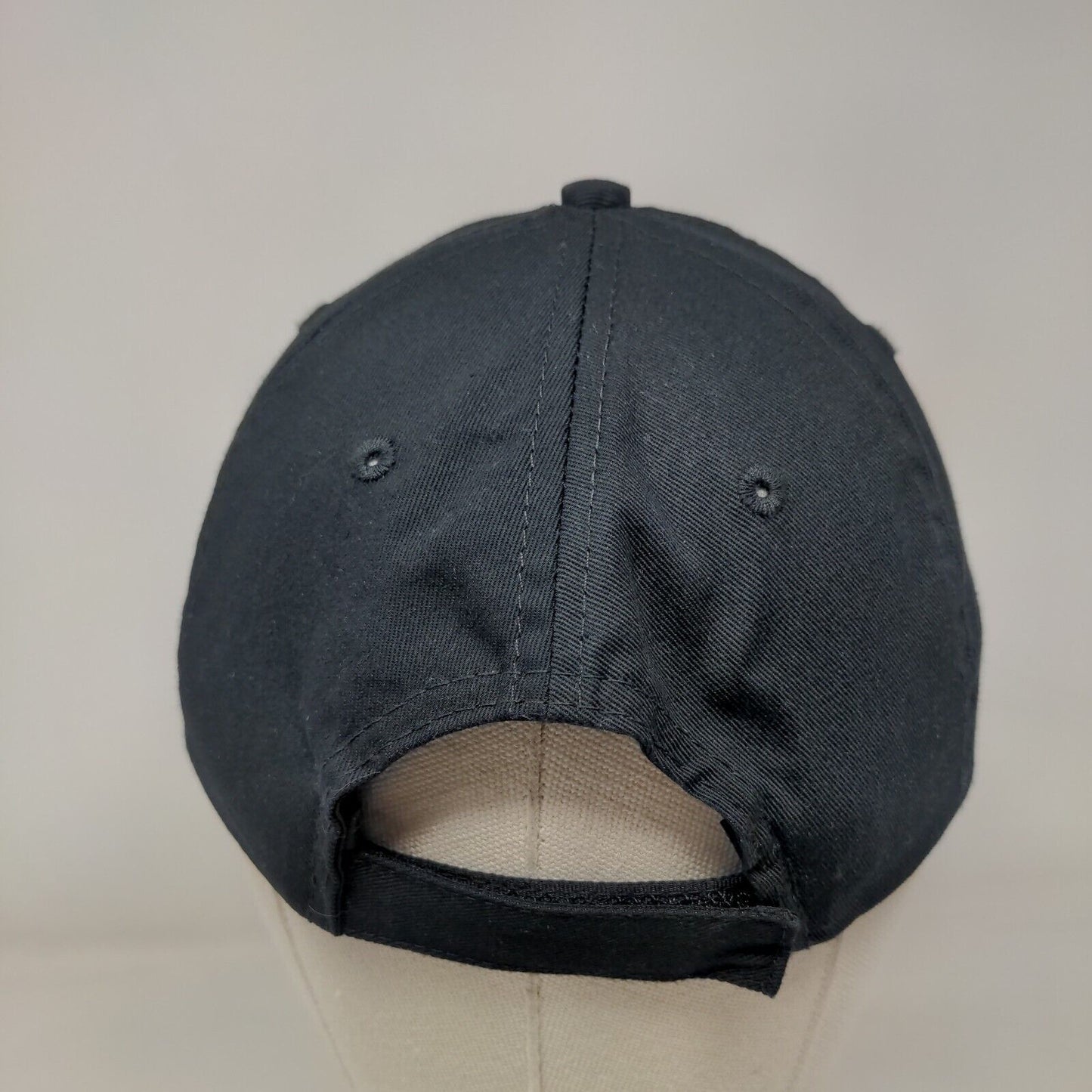 Hera Flight Strapback Hat Black One Size Embroidered Port & Company