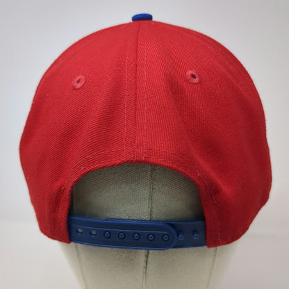 New Era Philadelphia Phillies MLB Snapback Hat Red Blue One Size Side Patch