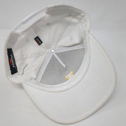 Letter I PGA Golf Management Snapback Hat White One Size Adjustable Pukka